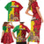 Ethiopia Enkutatash Melkam Addis Amet Family Matching Short Sleeve Bodycon Dress and Hawaiian Shirt With Bidens Macroptera - Wonder Print Shop