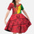 Ethiopia Enkutatash Melkam Addis Amet Kid Short Sleeve Dress With Bidens Macroptera