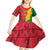 Ethiopia Enkutatash Melkam Addis Amet Kid Short Sleeve Dress With Bidens Macroptera