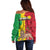 Ethiopia Enkutatash Melkam Addis Amet Off Shoulder Sweater With Bidens Macroptera