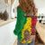 Ethiopia Enkutatash Melkam Addis Amet Women Casual Shirt With Bidens Macroptera