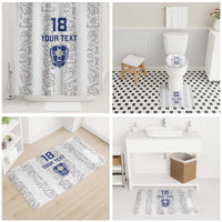 Custom York Minstrel Spirit Bathroom Set Norse Viking Pattern White Version - Wonder Print Shop