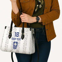 Custom York Minstrel Spirit Leather Bag Norse Viking Pattern White Version - Wonder Print Shop