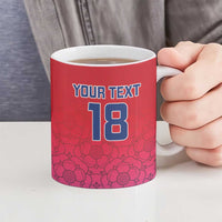 Custom York Heritage Minstrel Ceramic Mug White Rose of York Patterns - Wonder Print Shop
