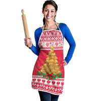 Poland Christmas Apron Oh Pierogi Tree - Wonder Print Shop