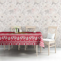 Poland Christmas Tablecloth Oh Pierogi Tree - Wonder Print Shop