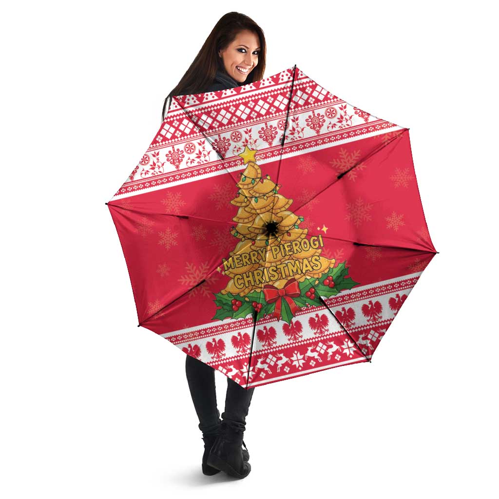 Poland Christmas Umbrella Oh Pierogi Tree - Wonder Print Shop