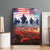 USA Veterans Day Canvas Wall Art All Gave Some With Poppy Patterns - Wonder Print Shop