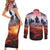 USA Veterans Day Couples Matching Short Sleeve Bodycon Dress and Long Sleeve Button Shirt All Gave Some With Poppy Patterns - Wonder Print Shop