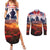 USA Veterans Day Couples Matching Summer Maxi Dress and Long Sleeve Button Shirt All Gave Some With Poppy Patterns - Wonder Print Shop