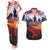 USA Veterans Day Couples Matching Tank Maxi Dress and Hawaiian Shirt All Gave Some With Poppy Patterns - Wonder Print Shop