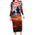 USA Veterans Day Family Matching Long Sleeve Bodycon Dress and Hawaiian Shirt All Gave Some With Poppy Patterns - Wonder Print Shop