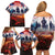 USA Veterans Day Family Matching Off Shoulder Short Dress and Hawaiian Shirt All Gave Some With Poppy Patterns - Wonder Print Shop