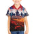 USA Veterans Day Family Matching Off Shoulder Short Dress and Hawaiian Shirt All Gave Some With Poppy Patterns - Wonder Print Shop