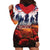 USA Veterans Day Hoodie Dress All Gave Some With Poppy Patterns - Wonder Print Shop