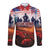 USA Veterans Day Long Sleeve Button Shirt All Gave Some With Poppy Patterns - Wonder Print Shop