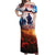 USA Veterans Day Off Shoulder Maxi Dress All Gave Some With Poppy Patterns