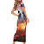 USA Veterans Day Short Sleeve Bodycon Dress All Gave Some With Poppy Patterns