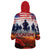 USA Veterans Day Wearable Blanket Hoodie All Gave Some With Poppy Patterns