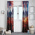 USA Veterans Day Window Curtain All Gave Some With Poppy Patterns