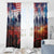 USA Veterans Day Window Curtain All Gave Some With Poppy Patterns