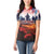 USA Veterans Day Women Polo Shirt All Gave Some With Poppy Patterns