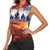 USA Veterans Day Women Sleeveless Polo Shirt All Gave Some With Poppy Patterns