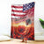 USA Veterans Day Blanket Poppy Flowers With Flag Grunge