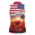 USA Veterans Day Women Sleeveless Polo Shirt Poppy Flowers With Flag Grunge