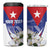 Personalized Cuba Hedychium Coronarium 4 in 1 Can Cooler Tumbler With Coat Of Arms - Wonder Print Shop