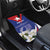 Personalized Cuba Hedychium Coronarium Car Mats With Coat Of Arms - Wonder Print Shop