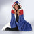 Personalized Cuba Hedychium Coronarium Hooded Blanket With Coat Of Arms