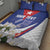 Personalized Cuba Hedychium Coronarium Quilt Bed Set With Coat Of Arms - Wonder Print Shop