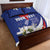 Personalized Cuba Hedychium Coronarium Quilt Bed Set With Coat Of Arms - Wonder Print Shop