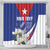 Personalized Cuba Hedychium Coronarium Shower Curtain With Coat Of Arms