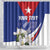 Personalized Cuba Hedychium Coronarium Shower Curtain With Coat Of Arms