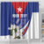 Personalized Cuba Hedychium Coronarium Shower Curtain With Coat Of Arms