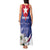 Personalized Cuba Hedychium Coronarium Tank Maxi Dress With Coat Of Arms - Wonder Print Shop