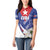 Personalized Cuba Hedychium Coronarium Women Polo Shirt With Coat Of Arms - Wonder Print Shop