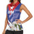 Personalized Cuba Hedychium Coronarium Women Sleeveless Polo Shirt With Coat Of Arms - Wonder Print Shop