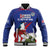 Custom Cuba Independence Day 1868 Baseball Jacket Tocororo With White Mariposa - Wonder Print Shop