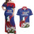 Custom Cuba Independence Day 1868 Couples Matching Off Shoulder Maxi Dress and Hawaiian Shirt Tocororo With White Mariposa - Wonder Print Shop