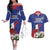 Custom Cuba Independence Day 1868 Couples Matching Off The Shoulder Long Sleeve Dress and Hawaiian Shirt Tocororo With White Mariposa - Wonder Print Shop