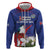 Custom Cuba Independence Day 1868 Hoodie Tocororo With White Mariposa - Wonder Print Shop