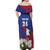 Custom Cuba Independence Day 1868 Off Shoulder Maxi Dress Tocororo With White Mariposa - Wonder Print Shop