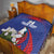 Custom Cuba Independence Day 1868 Quilt Tocororo With White Mariposa - Wonder Print Shop