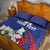 Custom Cuba Independence Day 1868 Quilt Bed Set Tocororo With White Mariposa - Wonder Print Shop