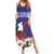 Custom Cuba Independence Day 1868 Summer Maxi Dress Tocororo With White Mariposa - Wonder Print Shop