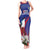 Custom Cuba Independence Day 1868 Tank Maxi Dress Tocororo With White Mariposa - Wonder Print Shop