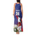 Custom Cuba Independence Day 1868 Tank Maxi Dress Tocororo With White Mariposa - Wonder Print Shop